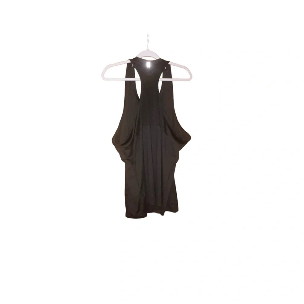 WOMEN nike black tank top running workout exercise shirt plus size 3X
